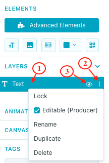 Basic Graphic Element - Text ... Layer