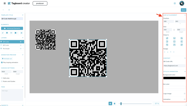 Customizing QR Code - Graphics