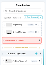 Missing Item