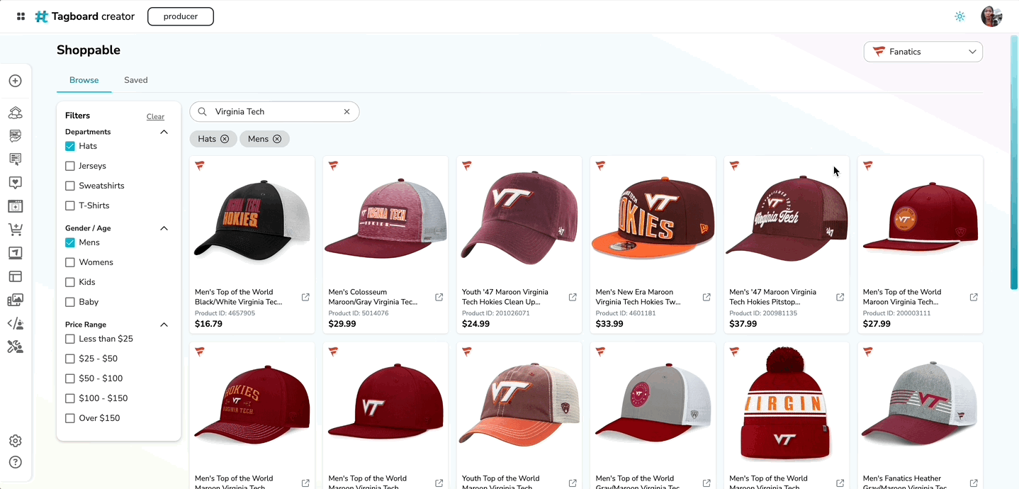 SaveProductsShoppable